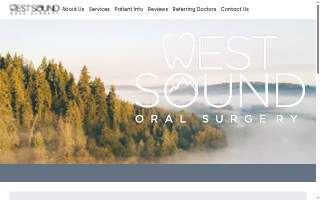 West Sound Oral Surgery website