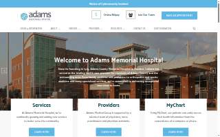 Adams County Integrated Health Care Services website