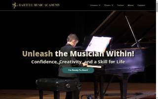 Bartell Music Academy website