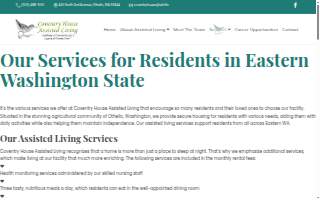 Coventry House Assisted Living website