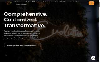 Evolution Health, Hormone Replacement and Weight Loss Therapy for Men and Women website