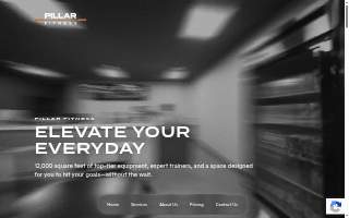 Pillar Fitness website