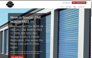 Sun Basin Self Stor website