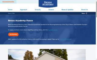 Bezos Academy Pasco website