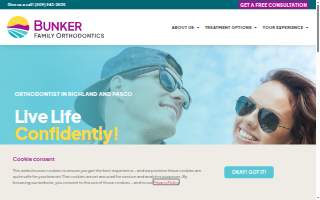 Bunker Family Orthodontics website