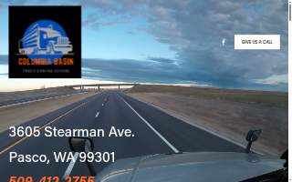 Columbia Basin Truck Driving School website