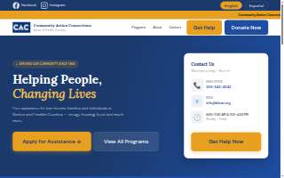 Community Action Connections website
