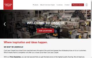 Cost Less Carpet of Pasco website
