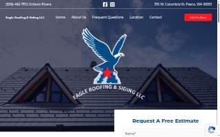 Eagle Roofing & Siding LLC website