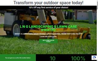 LNG LANDSCAPING & LAWN CARE LLC website