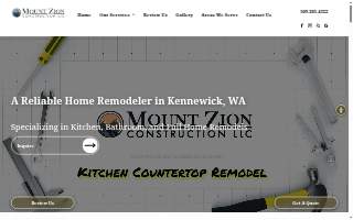Mount Zion Construction of Pasco website