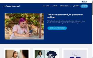 Planned Parenthood - Pasco Health Center website