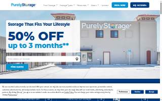 Purely Storage of Pasco website