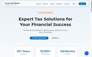 Torres Tax Works LLC website