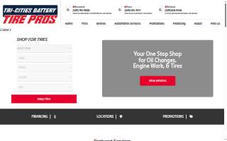 Tri-Cities Battery Tire Pros of Pasco website