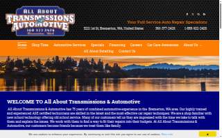All About Transmissions & Automotive of Poulsbo website