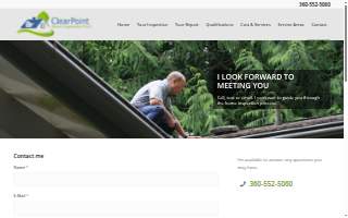 ClearPoint Home Inspections website