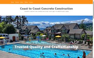 Coast to Coast LLC Concrete Construction website