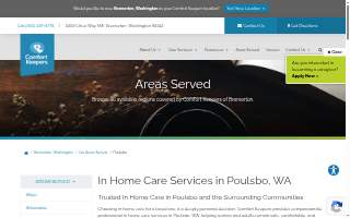 Comfort Keepers Home Care of Poulsbo website