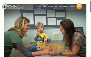 Companion Animal Wellness Center website