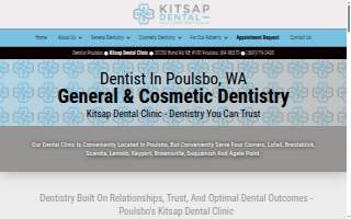 Kitsap Dental - Poulsbo website