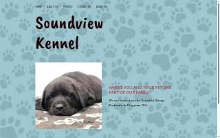Soundview Kennel website