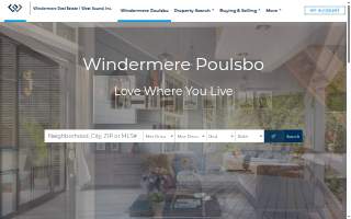 Windermere Poulsbo website