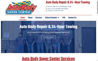 Auto Body Super Center website