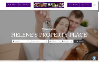 Helene's Property Place LLC website