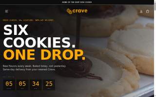 Crave Cookies of Orland Park website