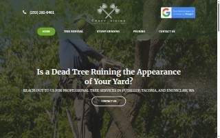 CrazyViking Tree Service website
