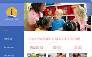 Guiding Light Early Learning Center website