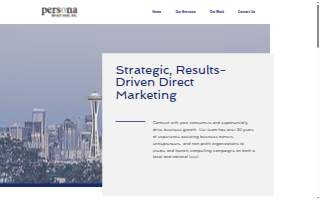 Persona Direct Mail website