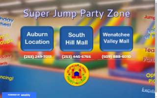 Super Jump Party Zone website
