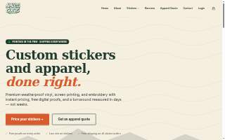 Aimless Goods website