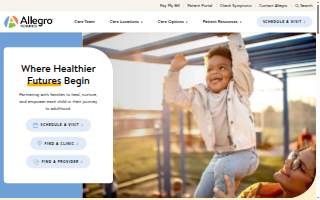 Allegro Pediatrics - Redmond Ridge website