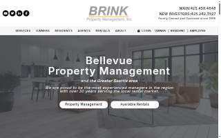 Brink Property Management of Redmond website