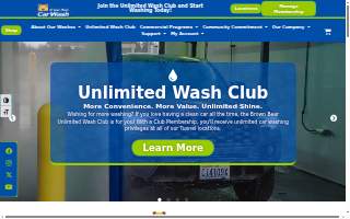 Brown Bear Car Wash of Redmond website