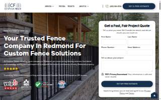 Contour Fence of Redmond website