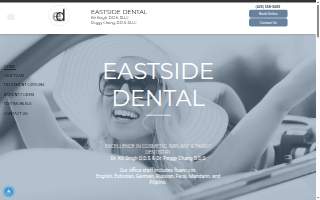 Eastside Dental website
