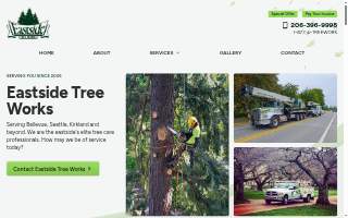 Eastside Tree Works website