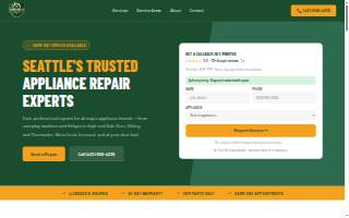 GreenFix Appliance Repair LLC website