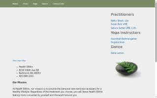 Health Within website
