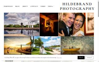 Hildebrand Photography website