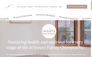 Innate Family Chiropractic website