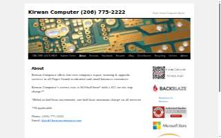 Kirwan Computer website