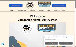 Loyal Companion Animal Care website