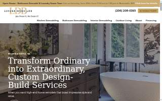 Lux Design Builds website