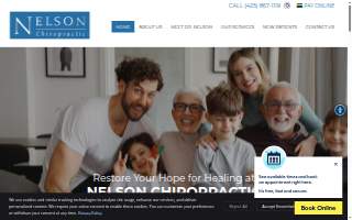 Nelson Chiropractic website