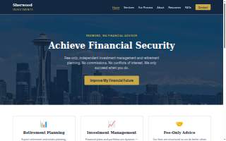 Sherwood Investments website